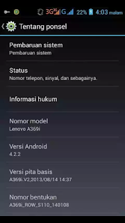 Firmware Lenovo A369i Row 110