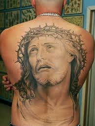 Art Magazine Jesus Tattoo Design