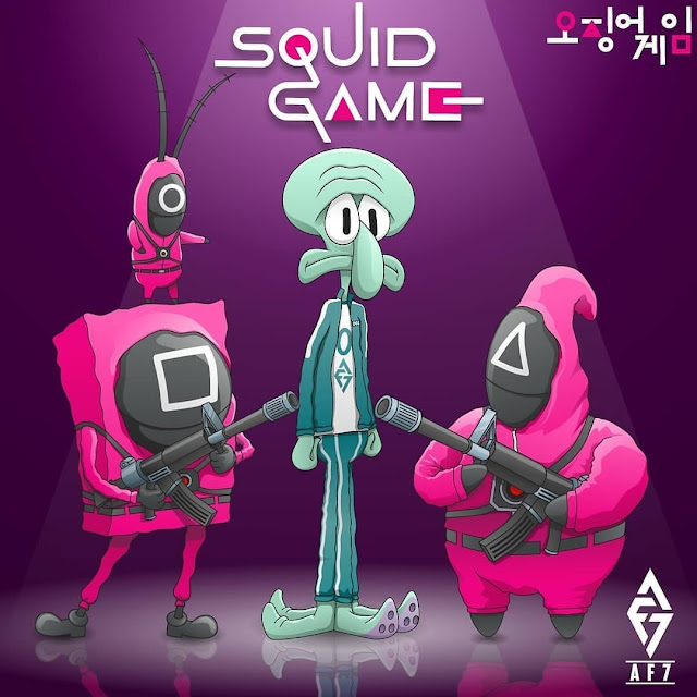 Squidward play the Squid Game will he survive?