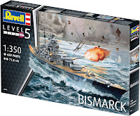 Revell 1/350 Battleship BISMARCK (05040) Color Guide & Paint Conversion Chart
