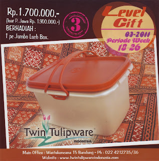 Level Gift Tulipware | Mei - Juni 2011