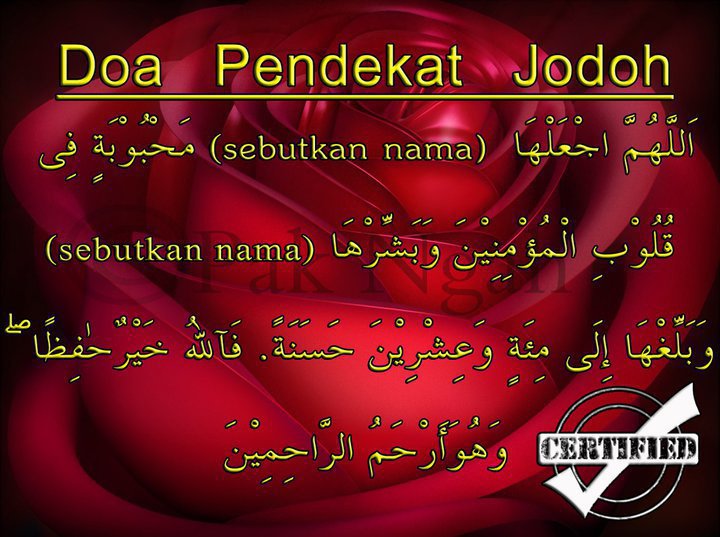 25+ Doa Jodoh