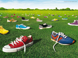 Colorful Shoes HD Wallpaper