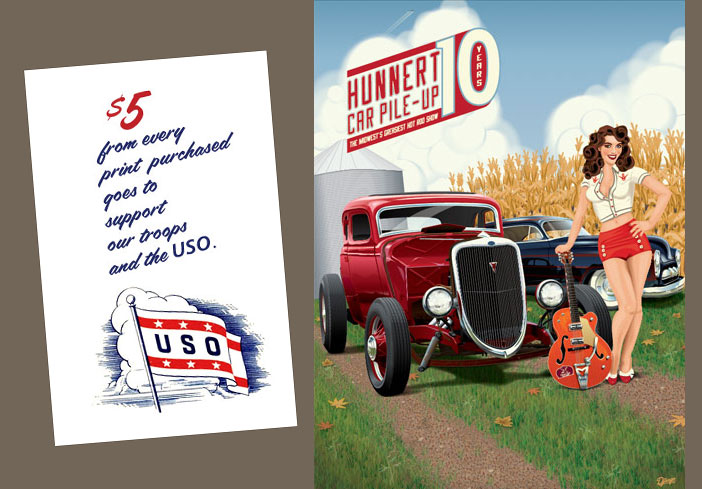 Hunnert Car Pile Up 10th Anniversary Posters Available