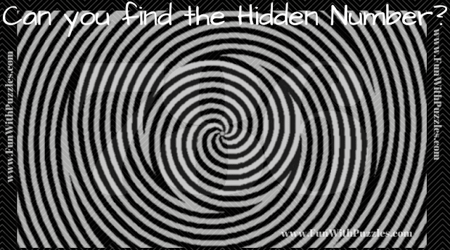 Hidden Numbers Eye Test Puzzles: What Number Do You See? - 1