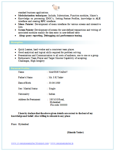 Over 10000 CV and Resume Samples with Free Download: CV ... Over 10000 CV and Resume Samples with Free Download: CV ...