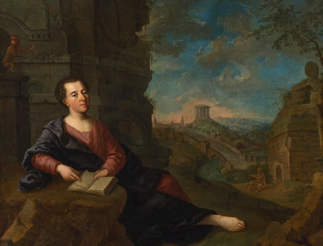 «Portrait of Johann Joachim Winckelmann against classical landscape, after 1760», Royal Castle in Warsaw. Πηγή: Wikipedia