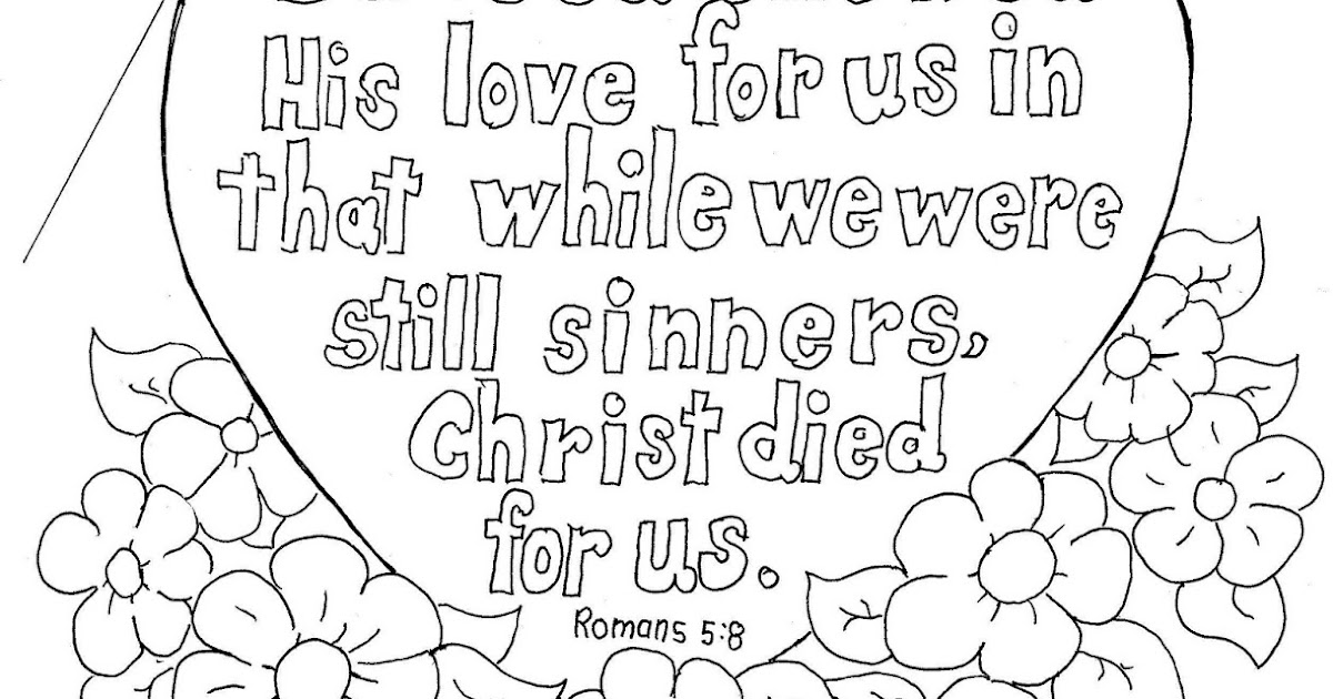 romans 58 coloring page for kids