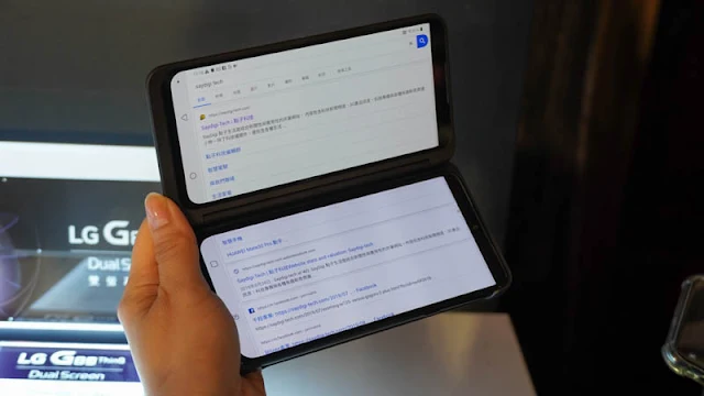 LG G8X ThinQ 擴展螢幕時也能彎折