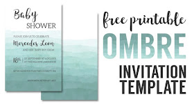 baby shower invitation template