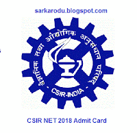 CSIR NET Admit Card