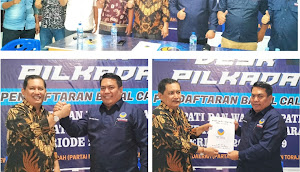 Daftar di Partai Nasdem,JK. Tondok Harapkan Kendarai Nasdem di Pilkada Toraja Utara