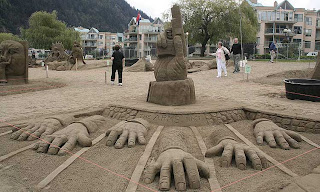 United Kingdom Sand Art Sculpture Festival Picture 2012