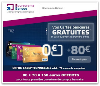 L’offre de parrainage Boursorama: 150 € offerts  