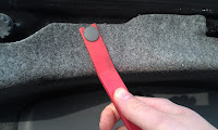 removing e46 boot trim