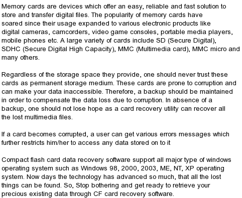 Data Recovery Memory Card Free Download