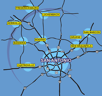 Watersheds of San Antonio