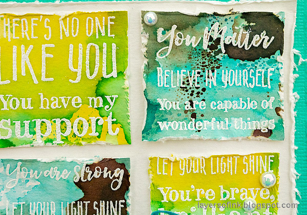 Layers of ink - You Matter Card Tutorial by Anna-Karin Evaldsson.