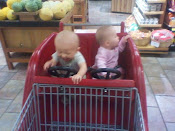 First shopping cart ride