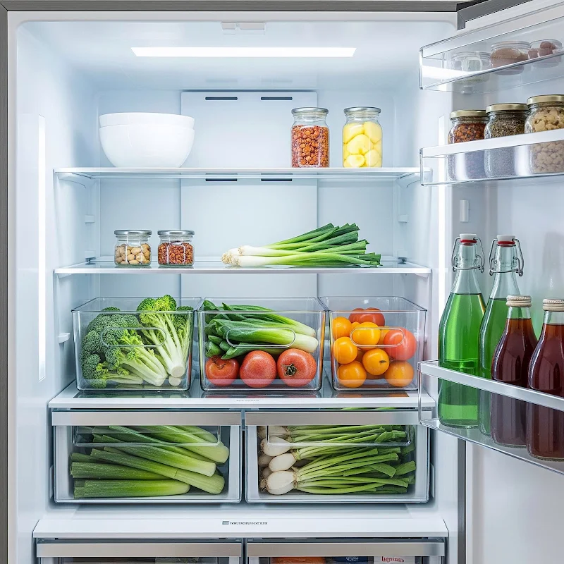 How to organize fridge shelves to maintain airflow and freshness