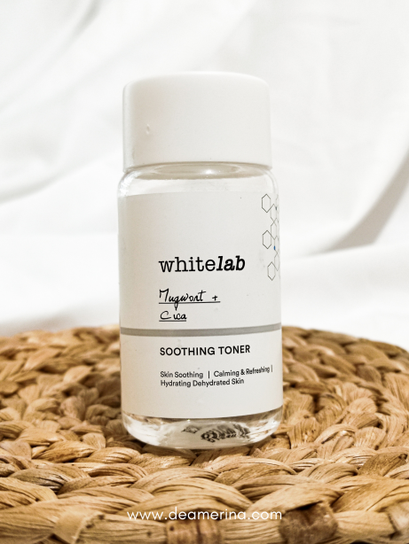 review whitelab soothing toner 1