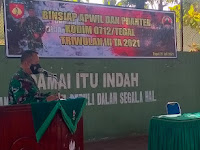 Kodim 0712/Tegal Gelar Kegiatan Binsiap Apwil Dan Puanter TW. III TA. 2021 