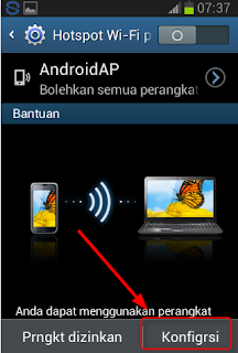 Menjadikan Android Jellybean Sebagai Hotspot Wifi