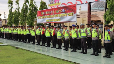 Kapolres Pasbar Pantau Malam Takbiran Idul Fitri 1444 H