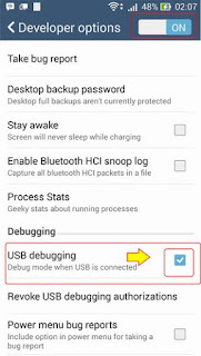 Aktifkan USB Debugging di Android
