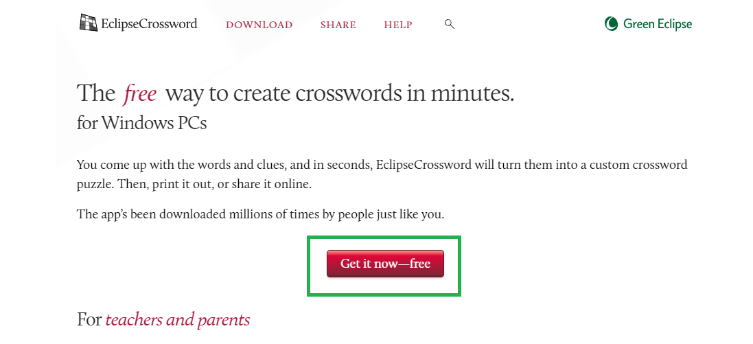 download eclipsecrossword