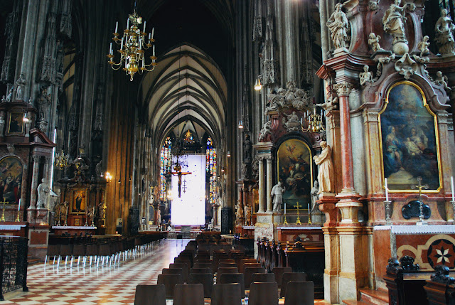 Inside St Stephen's Cathedral, Vienna