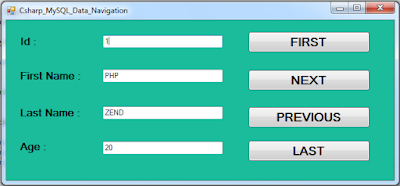 c# mysql data navigation