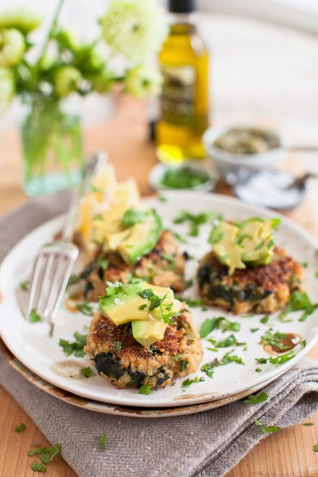Quinoa & Kale patties from Yummy Supper