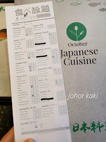 October Japanese Cuisine JP Perdana Budget a la Carte Buffet on Johor Bahru