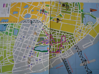 Hanoi city center tourist map