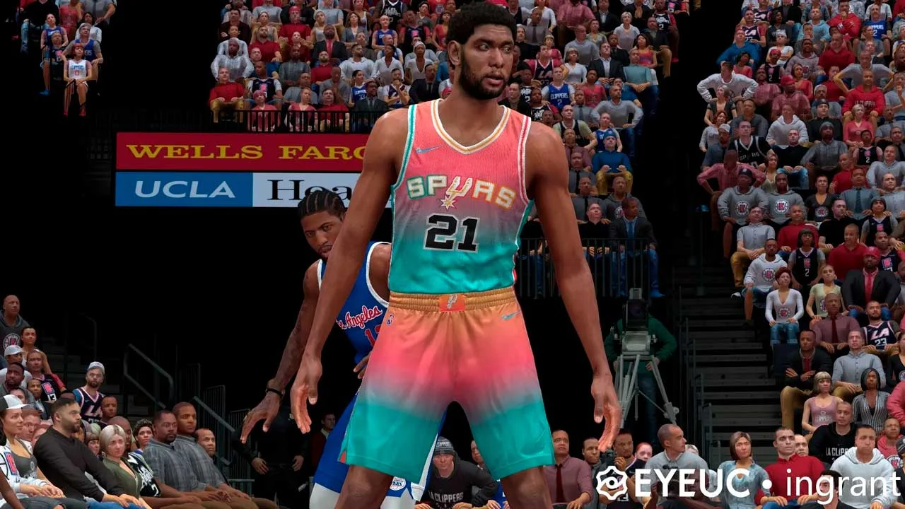 NBA 2K22 San Antonio Spurs Gradient Jersey