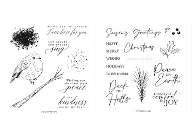 Perched in a tree and Christmas classics stampin up
