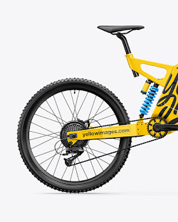 Electric Bike Mockup - Right Side View