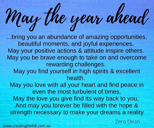 may the year ahead bring you an amazing abundance of new opportunities #lifequote