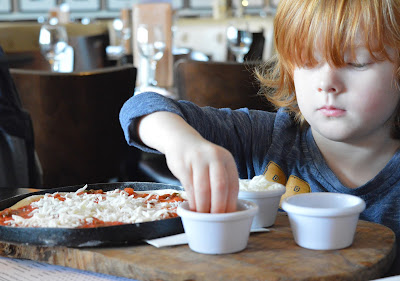 Make your own pizza from the children menu at Newcaslte