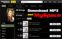 Cara Download Mp3 di MySpace