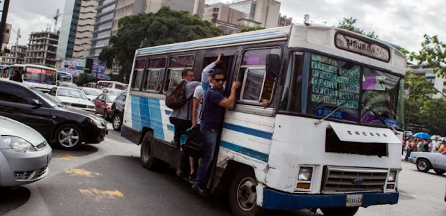 Pasaje mínimo urbano aumentará a 15 bolívares a partir del sábado.