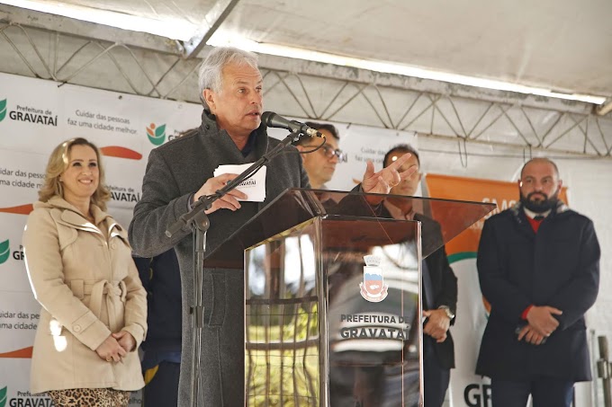 Marco Alba inaugura o novo Centro Municipal de Saúde de Gravataí