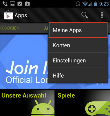 Google Play - Apps 15 Minuten lang ausprobieren und bei Nichtgefallen einfach zurückgeben