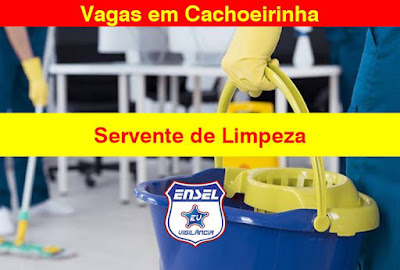 Vagas para Servente de Limpeza em Cachoeirinha