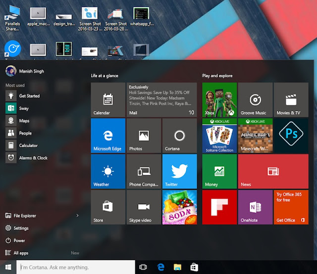 Start Menu Tidak Bekerja pada Windows 10