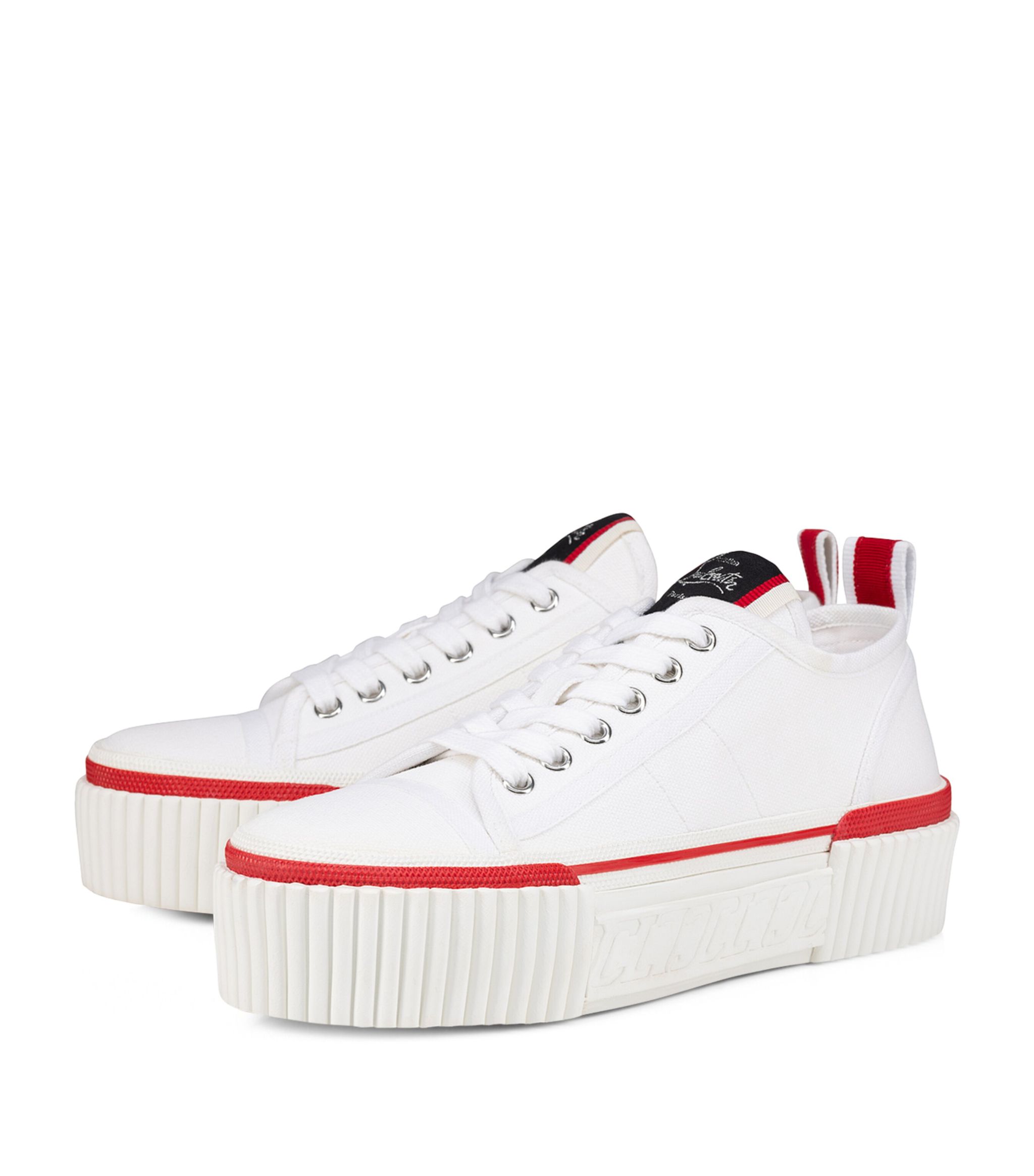 CHRISTIAN LOUBOUTIN Super Pedro Flatform Sneakers 40