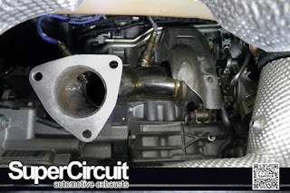 SUPECIRCUIT catless downpipe made for Proton X50.