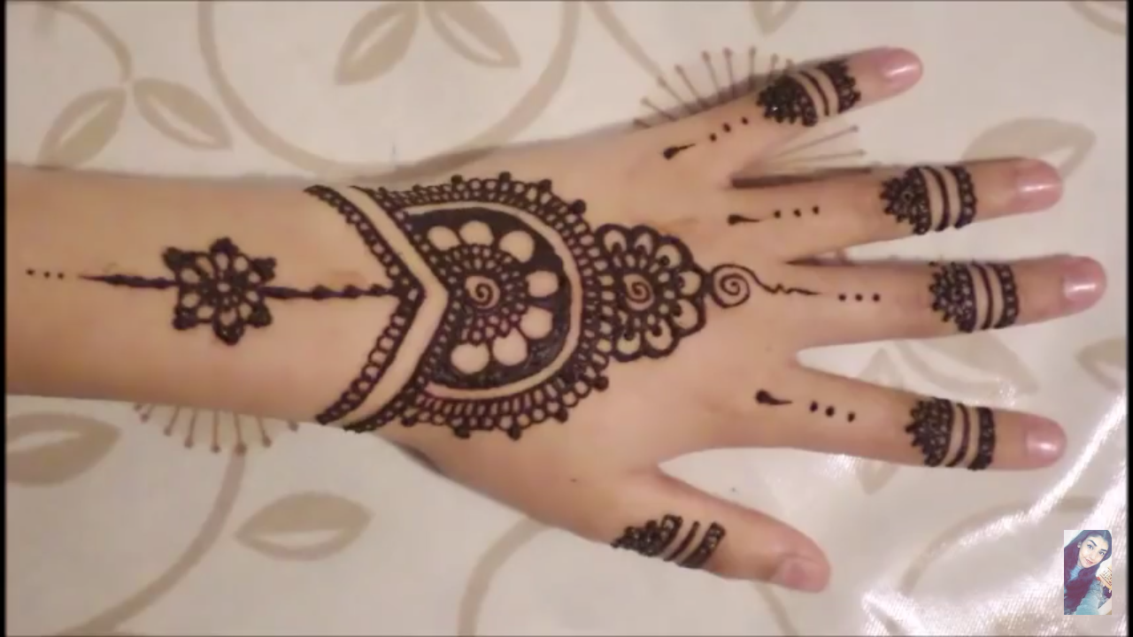 Gambar Henna Art Simple Makedescom