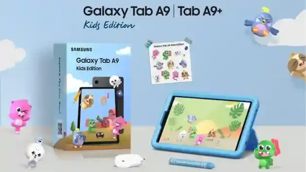 جهاز لوحي للأطفال من شركة سامسونج Galaxy Tab A9 Kids Edition و A9+ Kids Edition، السعر والمواصفات.